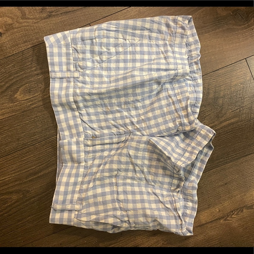 JCrew Women’s Blue Gingham shorts